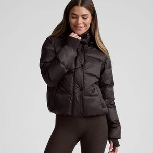 ✨Beyond Yoga Cozy Hooded Puffer Jacket in Dark Chocolate
